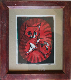 額装木版画/柳本史】｜美術画廊｜天満屋 倉敷店