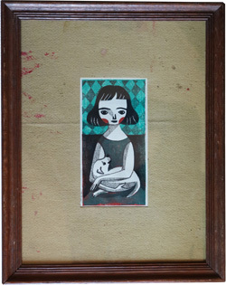柳本史　木版画　額装 額装木版画/柳本史】｜美術画廊｜天満屋 倉敷店