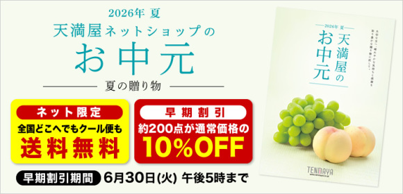 [ネット限定 送料無料][早期割引10％OFF]天満屋ネットショップのお中元