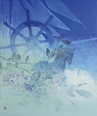 美術催事のご案内】日本美術院同人 前田力 日本画展 静と青 ｜売場から