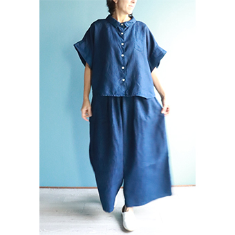 児島 高城染工～インディゴブルーのリネン服～｜売場からのご案内