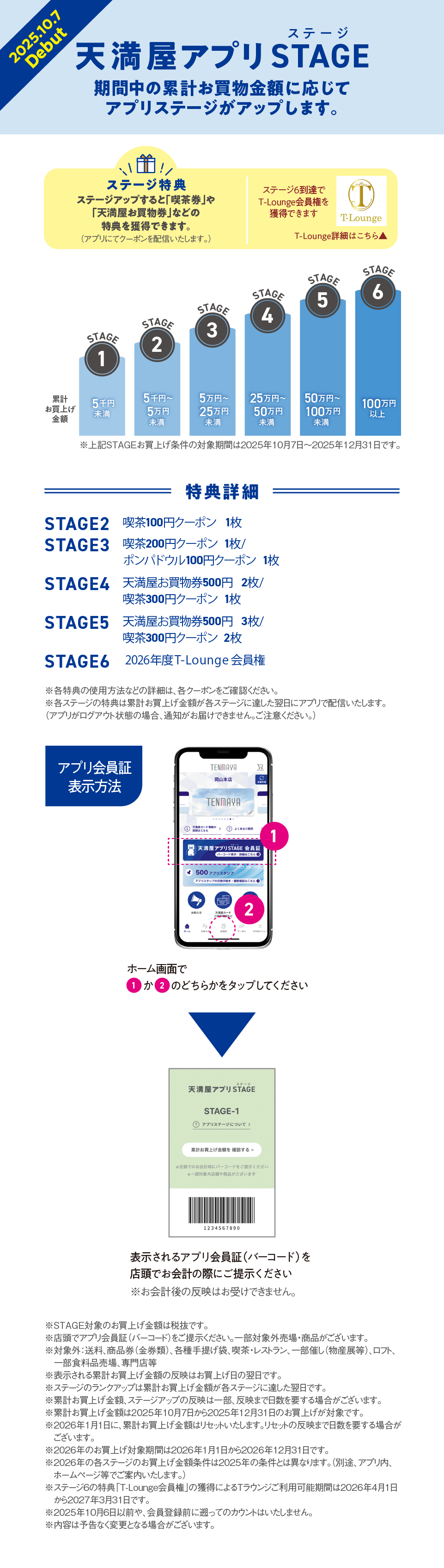 ステージスタートキャペーン