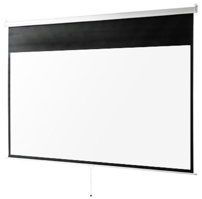 壁面吊り下げ式スクリーン120インチ