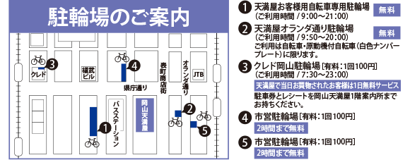 駐輪場のご案内