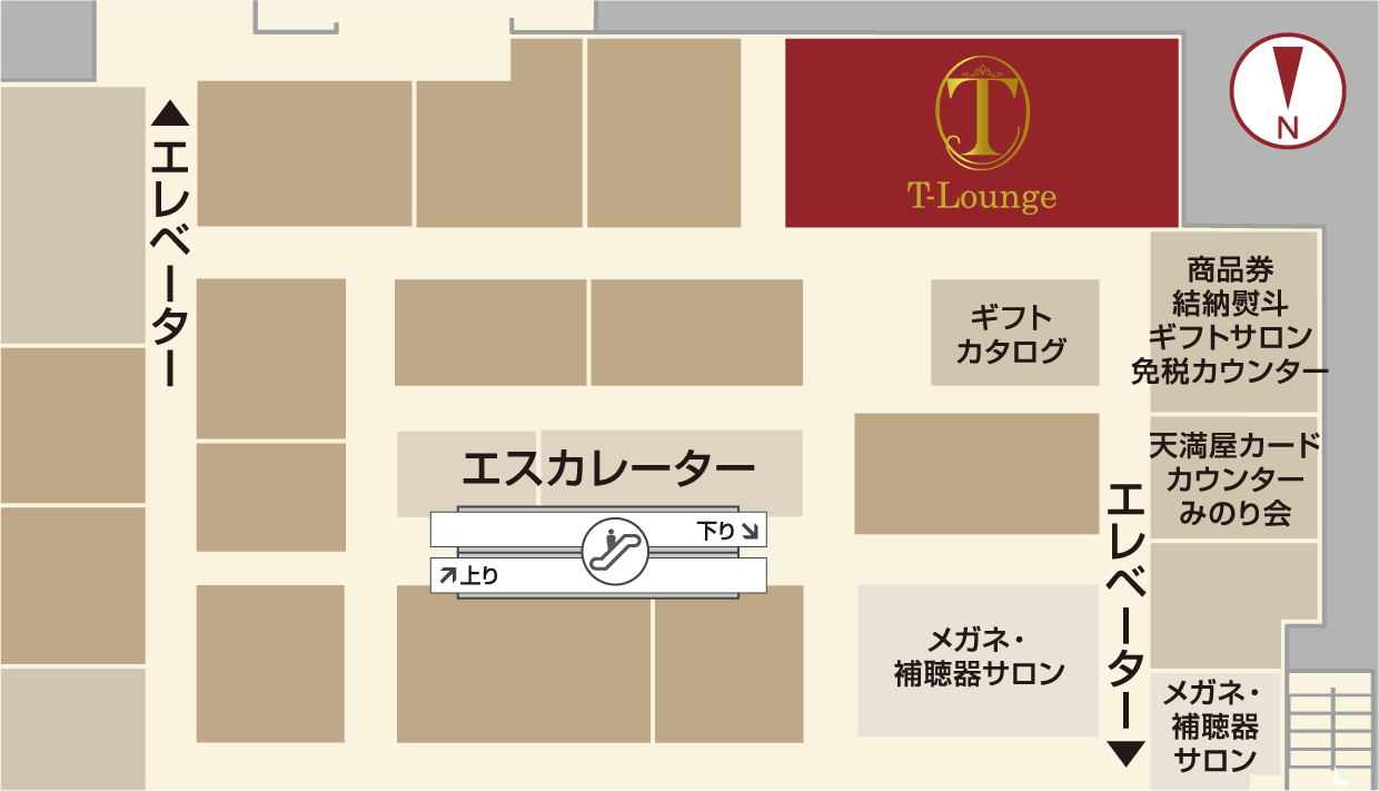 福山店4階フロアマップ
