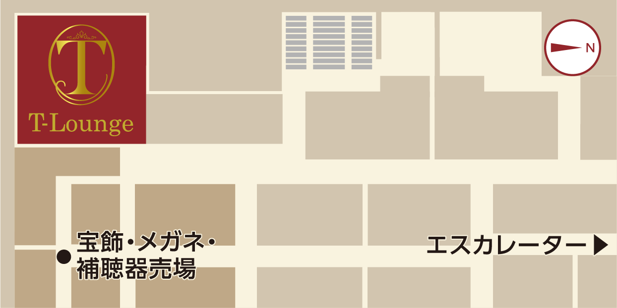 岡山本店3階フロアマップ