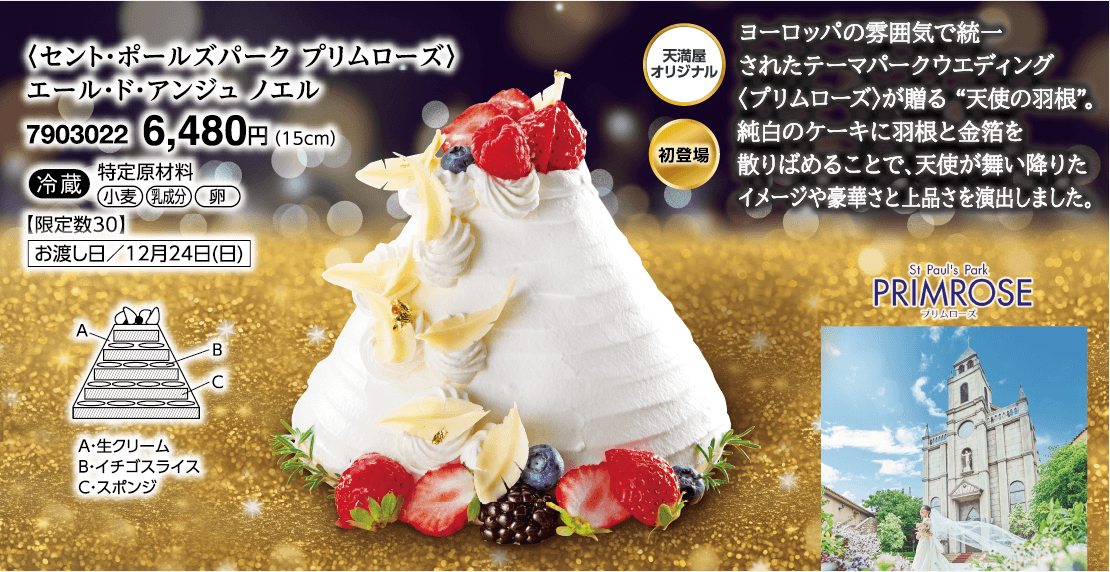 〈セント・ポールズパーク プリムローズ〉エール・ド・アンジュ ノエル