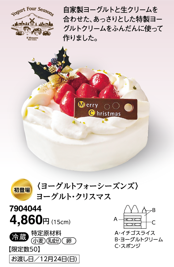 〈ヨーグルトフォーシーズンズ〉ヨーグルト・クリスマス